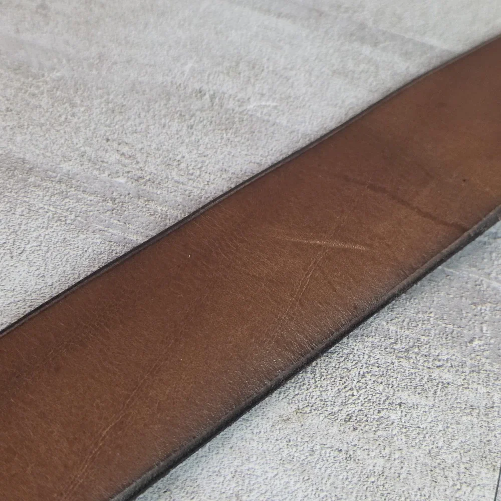 Fossil Brown Genuine Leather Belt Men's Large Style BT3870 44 inch Long